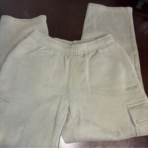 Aritzia Sage Green Cozy Sweatfleece Joggers